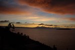coucher de soleil sur le lac Titicaca