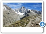 Dôme et  Barre des Ecrins depuis la tête de la Maye