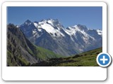 la Meije depuis le refuge du Goléon