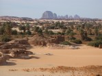 Falaises d'Orida depuis le fort du Djado - Niger