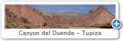 Canyon del Duende - Tupiza