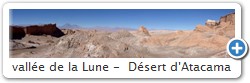 vallée de la Lune -  D�sert d'Atacama