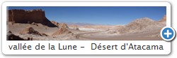 vallée de la Lune -  D�sert d'Atacama