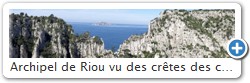 Archipel de Riou vu des cr￥s des calanques