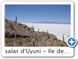 salar d'Uyuni - Ile des pêcheurs