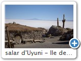 salar d'Uyuni - Ile des pêcheurs